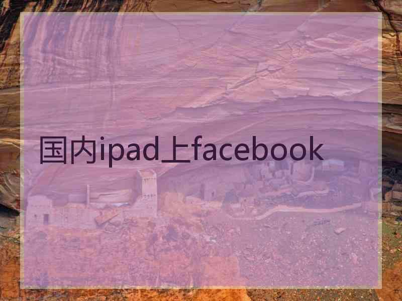 国内ipad上facebook