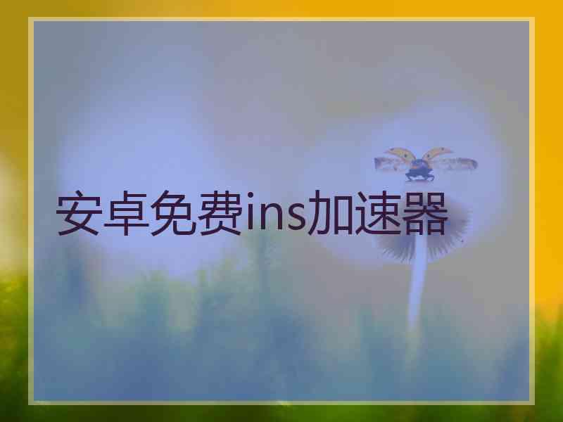 安卓免费ins加速器